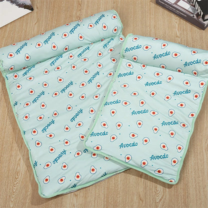 Summer Dog Cooling Mat Pet Ice Pads Breathable Blanket