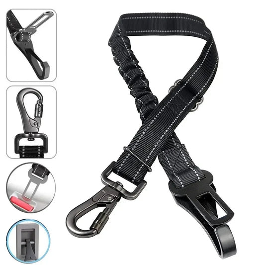 Adjustable Pet Dog Car Seat Belt Safety Leash Vehicle Belts