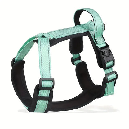 Anti-Escape Dog Harness with Handle Reflective Nylon Dog Harness Vest for Small Medium Dogs French Bulldog Walking Pet Supplies