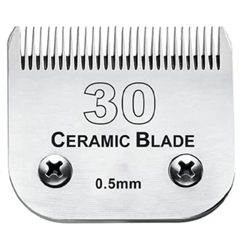 Detachable Pet Grooming Dog Trimmer Replacement Ceramic Blade Compatible
