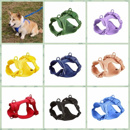 Fashion Candy Color Dog Harness Vest Reflective Breathable
