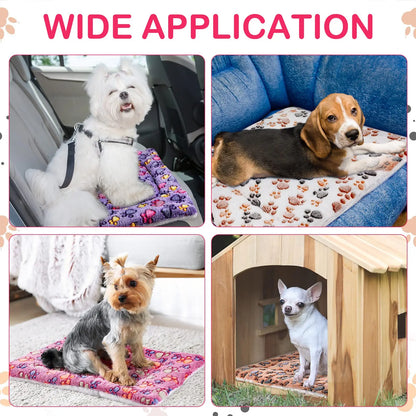 Flannel Pet Mat Dog Bed Cat Bed Thicken Sleeping Mat Dog Blanket