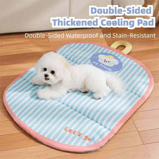 Washable Cartoon Pet Cooling Mat anti-scratch Ice Gel Dog Cat Sleeping Pad