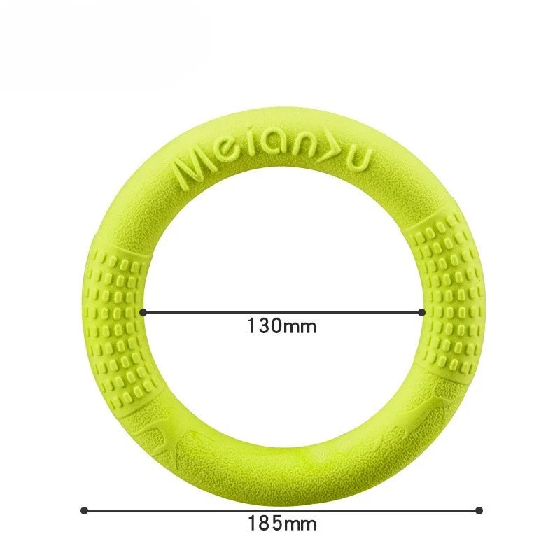 Bite-Resistant Soft Pull-Ring Frisbee Dog Training