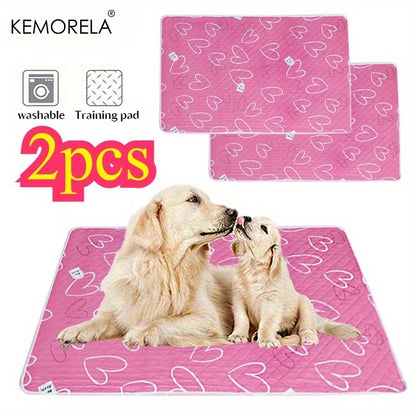 2PCS Extra Large Reusable Pet Pee Liner Non-Slip Easy Clean Mat