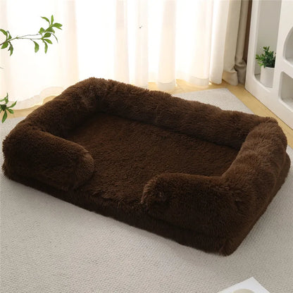 Luxury Winter Warm Large Dog Sofa Bed Dog Kneel Cat Mats House Cushion