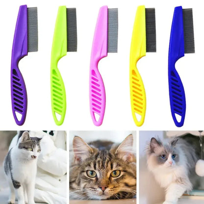 Pet Hair Shedding Comb Stainless Steel Flea Comb