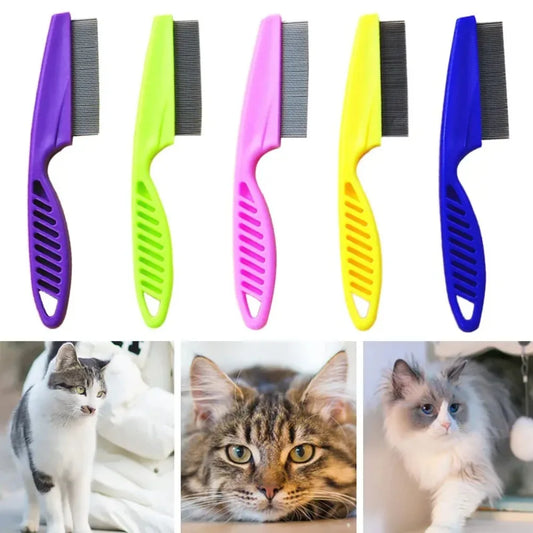 Pet Hair Shedding Comb Stainless Steel Flea Comb