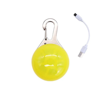 LED Pet Dog Collar USB/Battery Luminous Night Light Collar