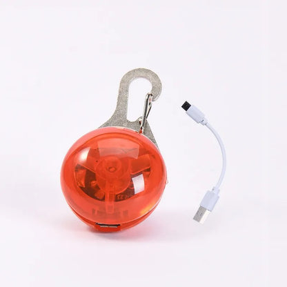 LED Pet Dog Collar USB/Battery Luminous Night Light Collar