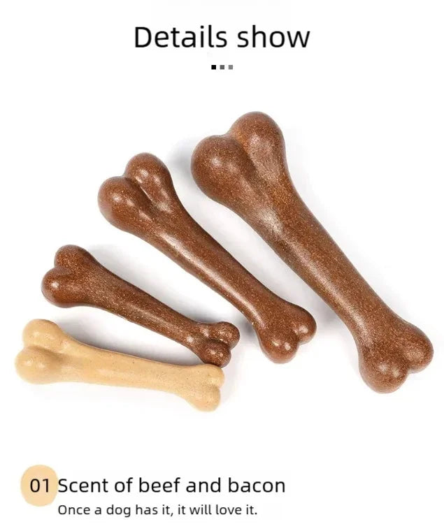 Natural Non-Toxic Indestructible Dog Bone Chew Toy