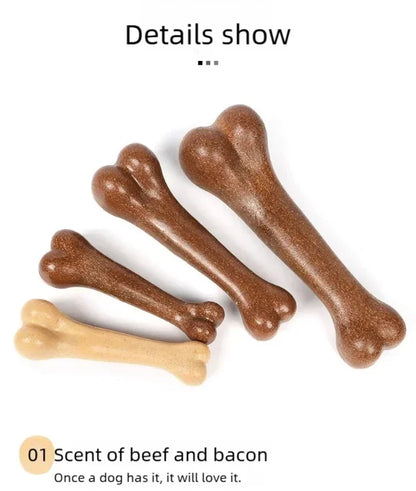 Natural Non-Toxic Indestructible Dog Bone Chew Toy