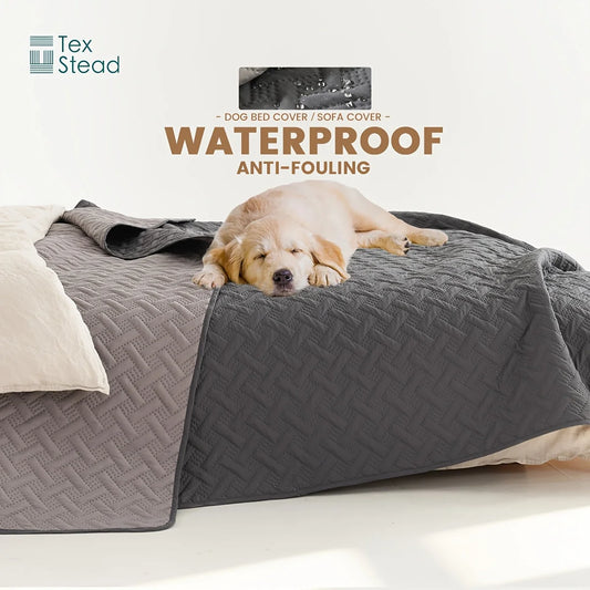 Brick Pattern Anti-Hair Pet Mat,Reversible Waterproof Dog Cushion