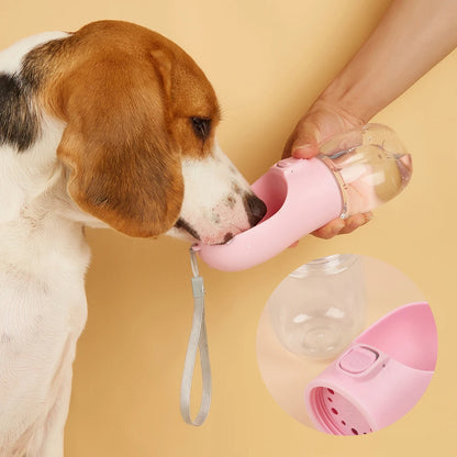 Dog Water Bottle For Pet Dogs Cats Water Feeder Bowls Outdoor