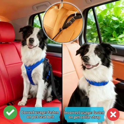 Pet Car Seat Belt, Nylon Leash, Rear Seat Belt