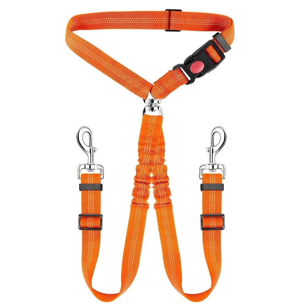 Dog Seat Belt for Car,Dog Car Harness Seatbelt Adjustable
