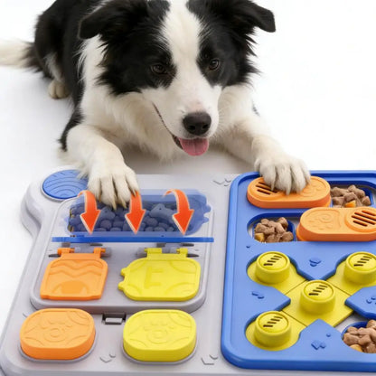 Dog Puzzle Toy & Pet Feeder  Treat Dispensing Toy