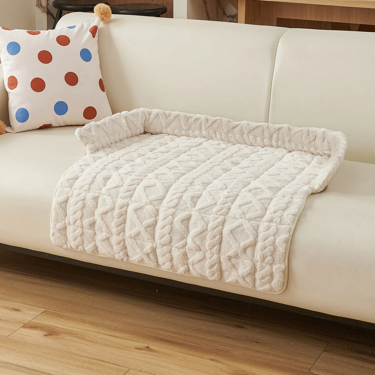 Thickened Pet Sofa Cushion Anti-Scratch Non-Slip Dog And Cat Sleeping Nest