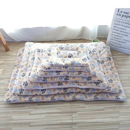 Double-sided Pet Mat Mats Short Plush Pet Sleeping Bed for Cats