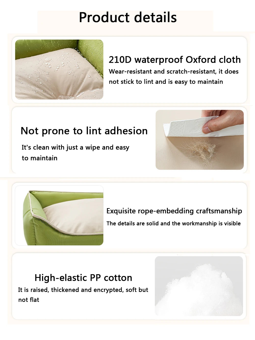 Large Cat Sofa Mat Full Filling Summer Comfortable Waterproof
