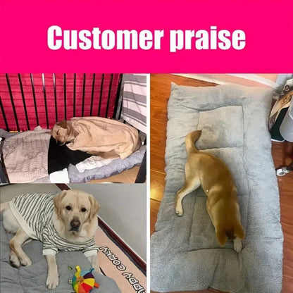 Oversized Plush Dog & Cat Bed, Sofa Crate Pad,