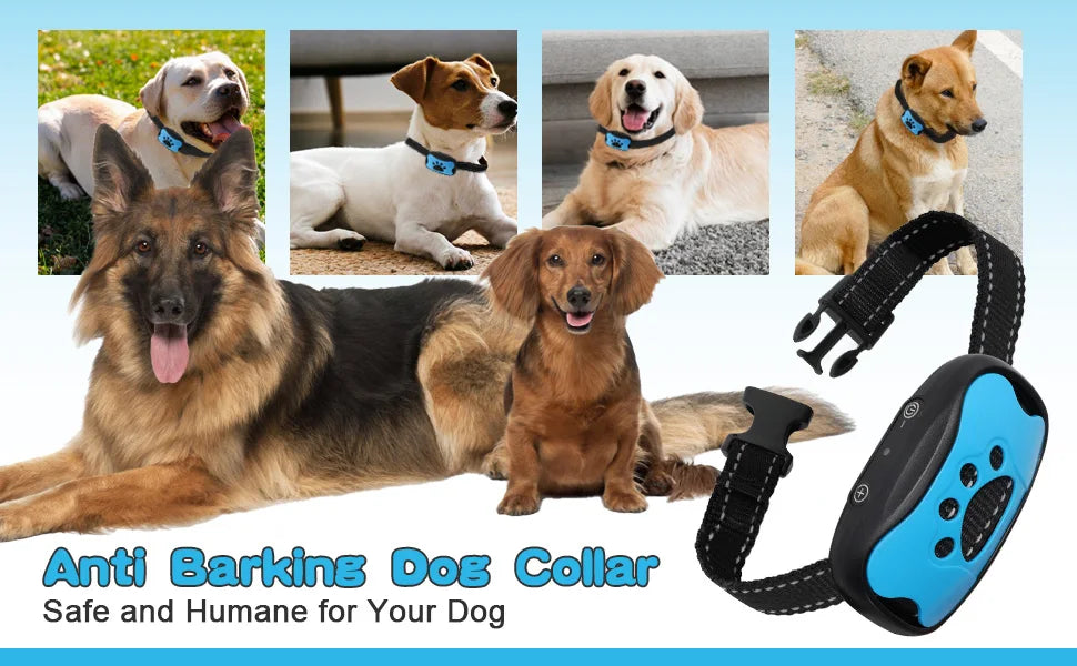 Pet Dog Anti Barking Device USB Rechargeable Dogs Training
