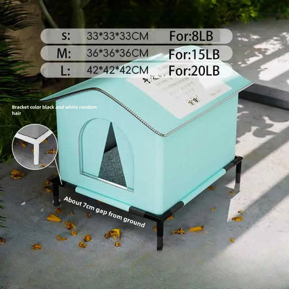 Stray Cat dog House Waterproof Outdoor Winter Warm Pet Cave Sleeping Beds