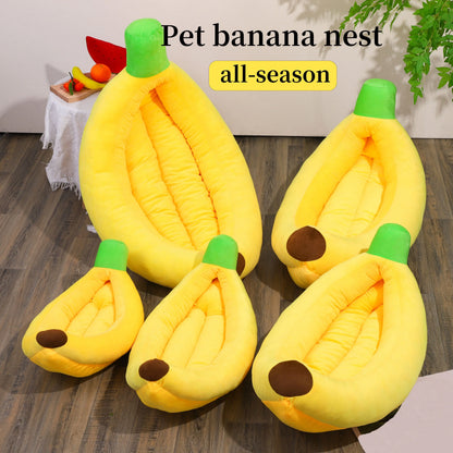 Large Dog Bed Cat Nest Winter Insulated Pad Removable Washable Thickened