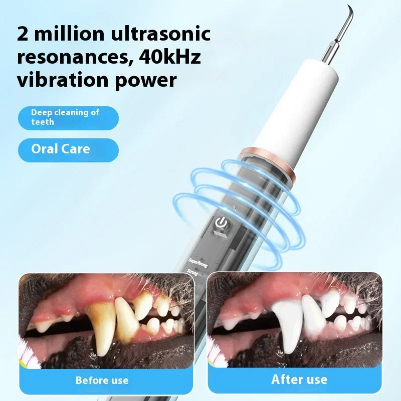 Dog Cat Grooming Smart Dental Ultrasonic Scaler Household Tooth Stone