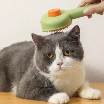 Self-Cleaning One-Button Dog Comb Pet Hair Remover