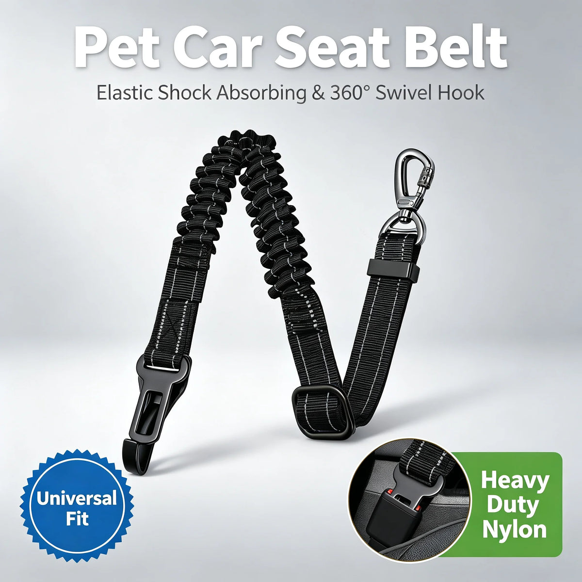 New Popular Reflective Pet Car Seat Belt Shock Absorption