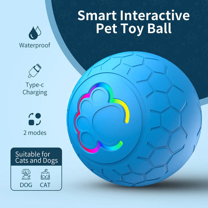 Smart Dog Toy Ball Electronic Interactive Pet Toy Ball