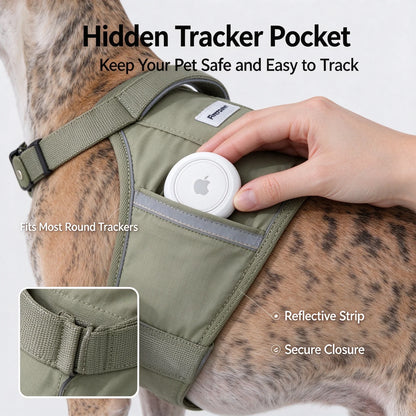 Dog Harness No Pull Easy On Escape Proof Adjustable Reflective Breathable
