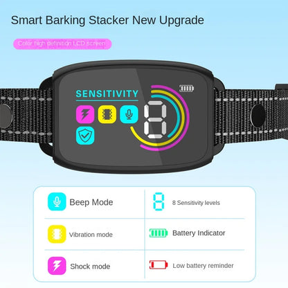 Intelligent Dog Collar Anti Barking Automatic Stop Device Dog Training