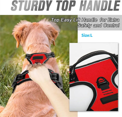 Reflective Easy Control Handle for Large Dog Walking
