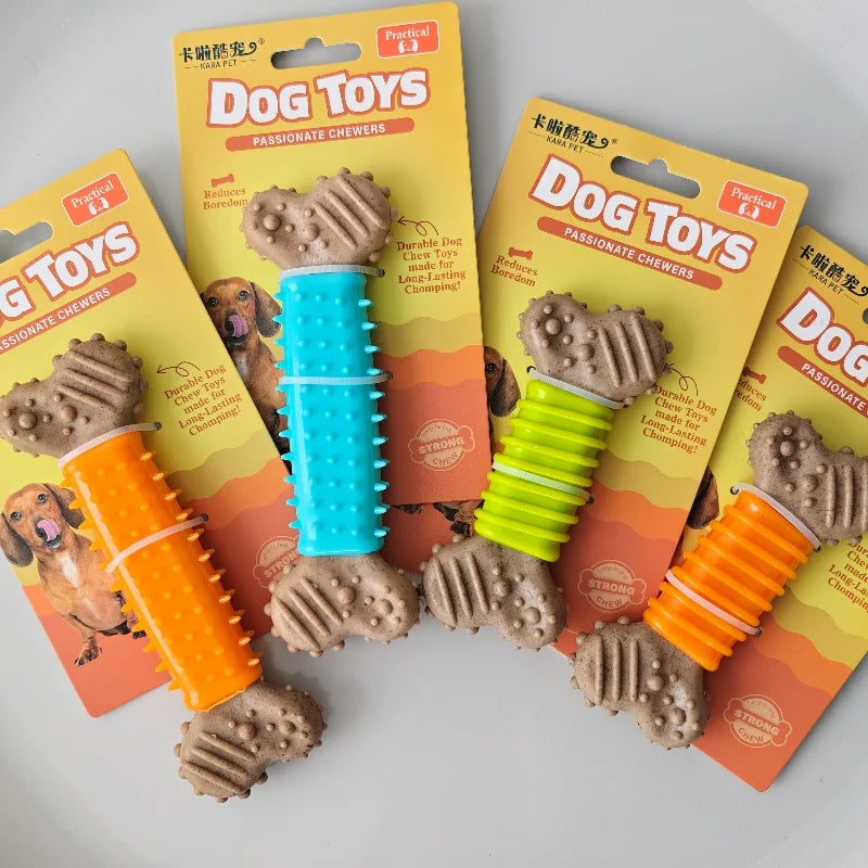 Dog Chew Toy Durable Bite-resistant Toy Bone-shaped Universal