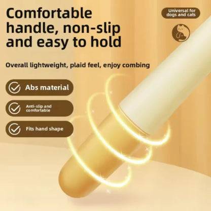 Self-Cleaning One-Button Dog Comb Pet Hair Remover