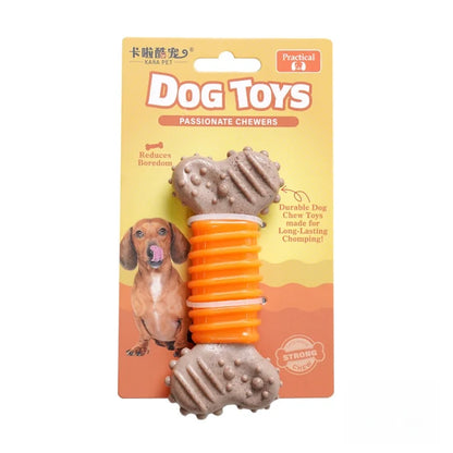 Dog Chew Toy Durable Bite-resistant Toy Bone-shaped Universal
