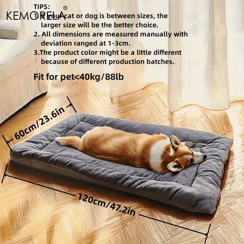 KEMORELA Extra Large Plush Dog Bed Sofa Thickened Super Soft