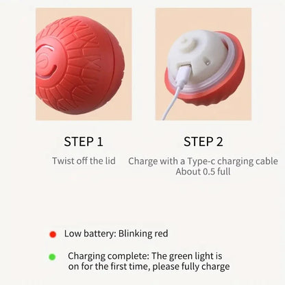 Smart Dog Toy Ball Automatic Interactive Pet Chew Toy