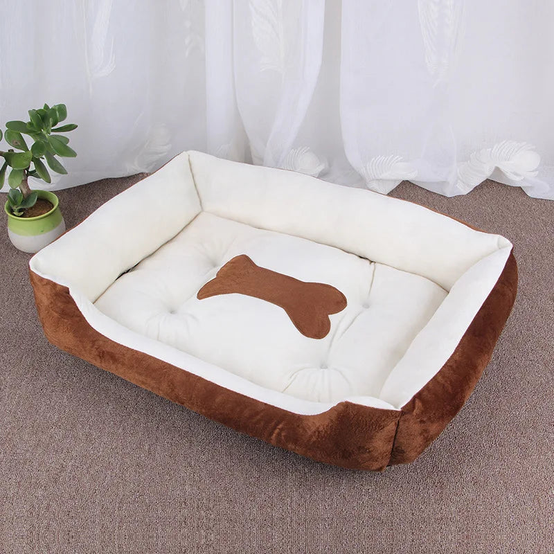 Soft Square Large Dog Sofa Elastic Dog House Cushion Winter