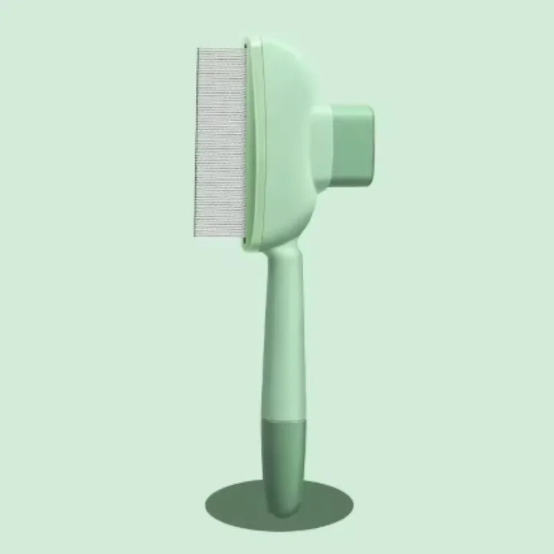 Self-Cleaning One-Button Dog Comb Pet Hair Remover