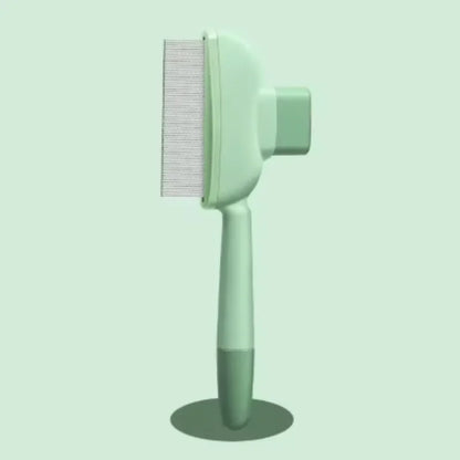 Self-Cleaning One-Button Dog Comb Pet Hair Remover