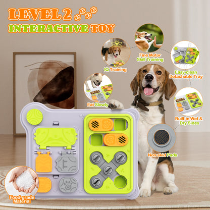 Dog Puzzle Toy & Pet Feeder  Treat Dispensing Toy