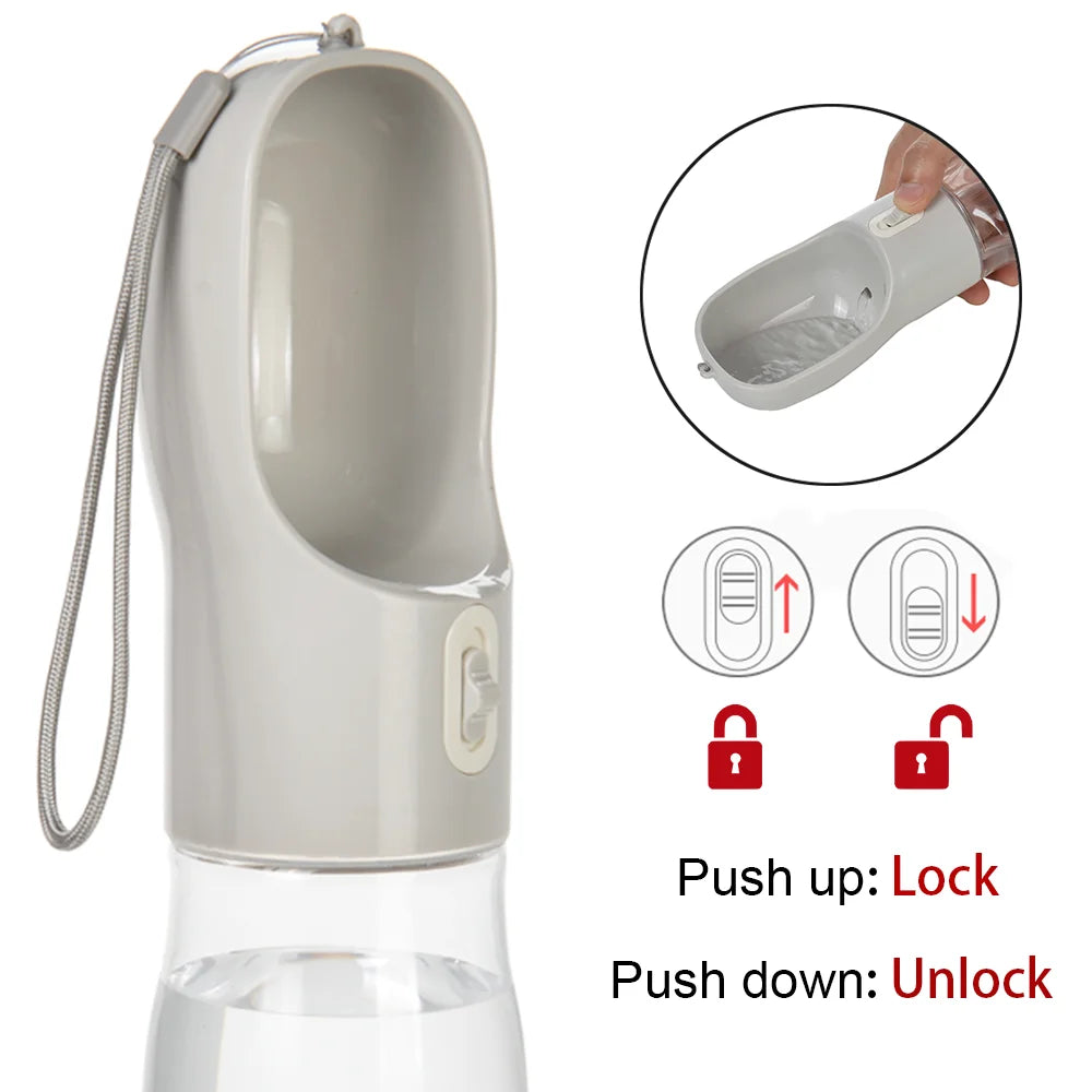 Portable Dog Water Bottle for Small Large Dogs Cat Leakproof Travel Drinking Bowl Pet Outdoor Water Dispenser Chihuahua Supplies