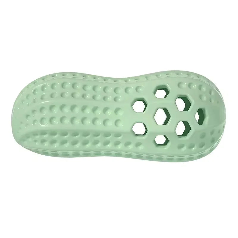 Molar Interactive Play Toy for Teeth Cleaning Pet Sound Peanut