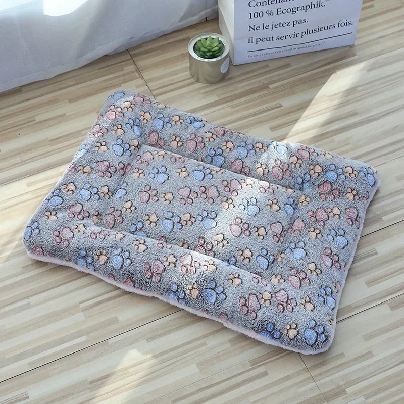 Double-sided Pet Mat Mats Short Plush Pet Sleeping Bed for Cats