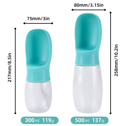 Portable Pet Drinking Bottle For Small Medium Dogs