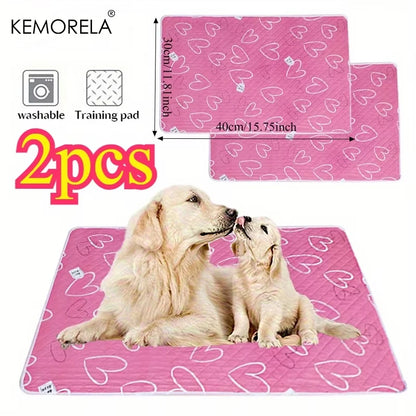 2PCS Extra Large Reusable Pet Pee Liner Non-Slip Easy Clean Mat
