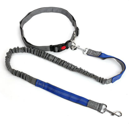 Hand Free Dog Leash Adjustable Dog Leash Waist Belt